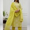 Shalwar Set - Olive Green