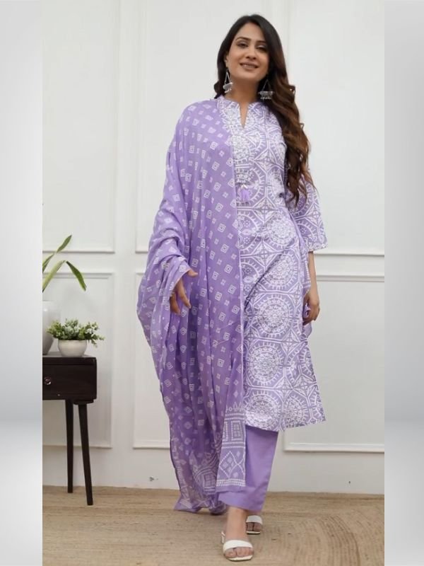 Shalwar Set - Lavender Purple