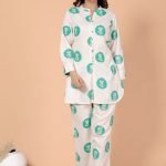 Jhumka Print Co ords -Green