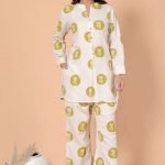 Jhumka Print Co ords - Apple Green