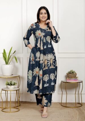 Coconut Print co-ords - Blue