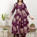 Coconut Print co-ords - Wine