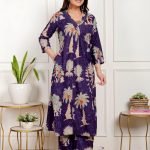 Coconut Print co-ords - Purple