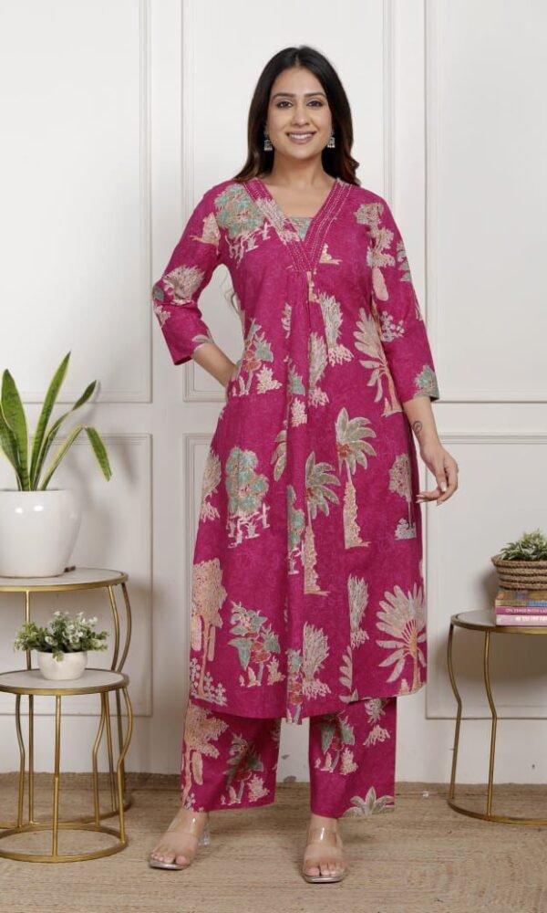 Coconut Print co-ords - Pink