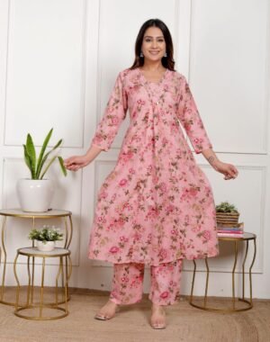 Floral Co-ord set-Pink