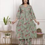 Floral Co-ord set - Green