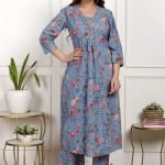 Floral Co-ord set - Blue