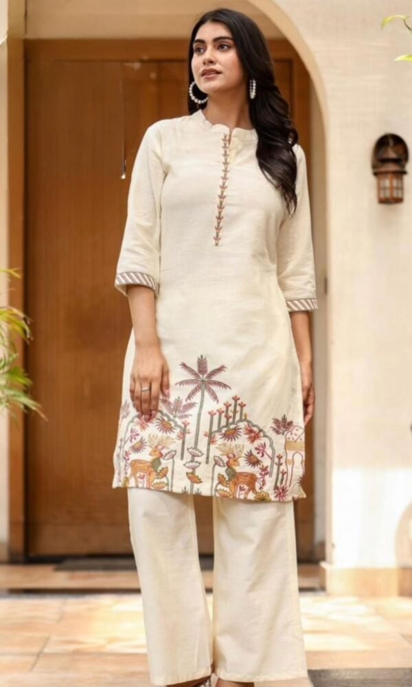 Whites Embroidered co-ords