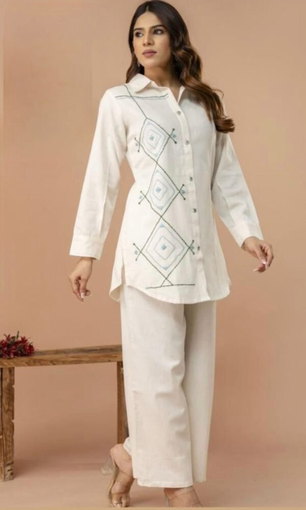 Whites Embroidered co-ords