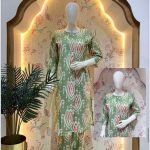 Ikkat prints co-ords - Green