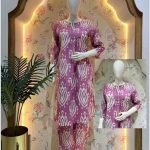 Ikkat prints co-ords - Pink